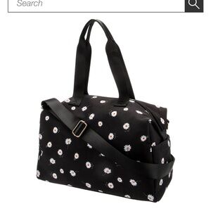Alice + Olive Duffel Bag black with daisies